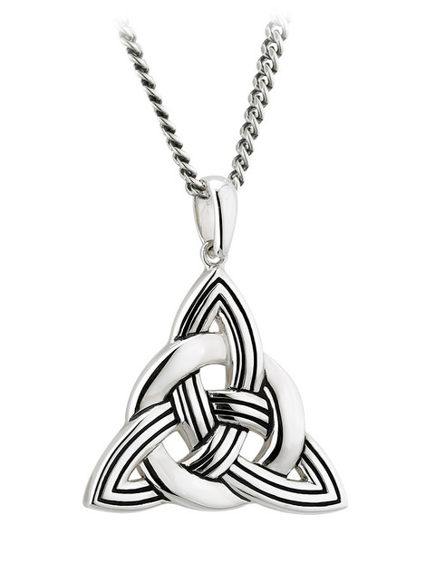 Sterling Silver Celtic Heart Necklace - Celtic Heart Necklace